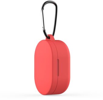 Voor Red Mi Rode Mi Airdots Jeugd Versie Oortelefoon Case Draadloze Headset Beschermhoes Cover Oordopjes Doos Oortelefoon Accessoires rood