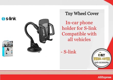 Voor S-Link SL-AT12 Universele Verstelbare Grijze Auto Telefoon Houder