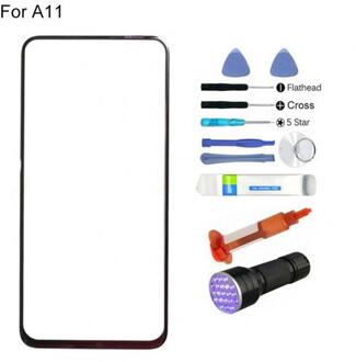 Voor Samsung Galaxy A01 A11 A21 A31 A41 A51 A71 Vervanging Outer Voor Glas Lens Scherm Uv Lijm Kit Front glas Screen Kit Samsung Galaxy A11