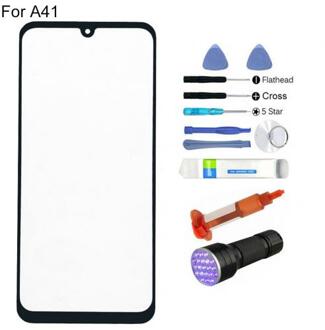 Voor Samsung Galaxy A01 A11 A21 A31 A41 A51 A71 Vervanging Outer Voor Glas Lens Scherm Uv Lijm Kit Front glas Screen Kit Samsung Galaxy A41
