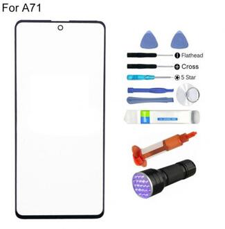 Voor Samsung Galaxy A01 A11 A21 A31 A41 A51 A71 Vervanging Outer Voor Glas Lens Scherm Uv Lijm Kit Front glas Screen Kit Samsung Galaxy A71