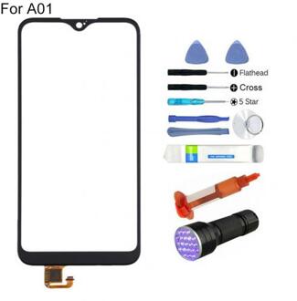 Voor Samsung Galaxy A01 A11 A21 A31 A41 A51 A71 Vervanging Outer Voor Glas Lens Scherm Uv Lijm Kit Front glas Screen Kit