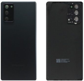 Voor Samsung Galaxy Note 20 N980/Note 20 Ultra N985 Terug Batterij Cover Achterdeur Behuizing Camera Lens Frame lijm Note 20 zwart