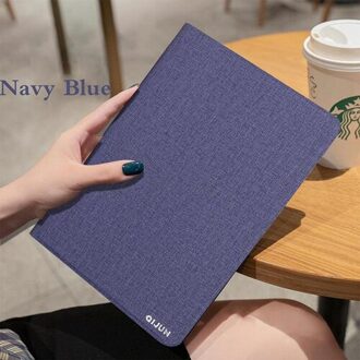 Voor Samsung Galaxy Tab 2 7.0 Tablet Case Voor P3100 7.0 "Multra-Slim Pu Leather Flip Beschermende cover Effen Kleur Soft Shell blauw