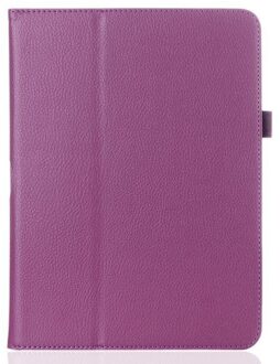 Voor Samsung Galaxy Tab 4 10.1 Inch T530 T531 T535 SM-T530 T533 SM-T531 SM-T535 Tab4 Tablet Case Tablet Holster Lederen cover Paars