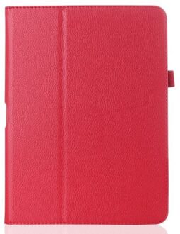 Voor Samsung Galaxy Tab 4 10.1 Inch T530 T531 T535 SM-T530 T533 SM-T531 SM-T535 Tab4 Tablet Case Tablet Holster Lederen cover rood