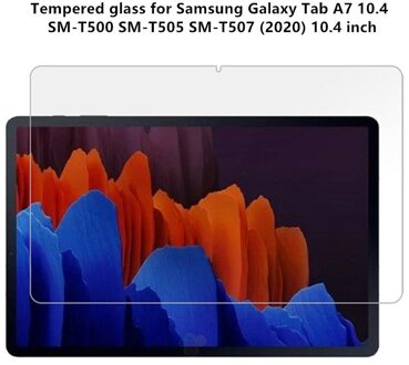 Voor Samsung Galaxy Tab A7 10.4 Inch T500 T505 Gehard Glas Screen Protector Voor SM-T500 SM-T505 SM-T507 Tablet Film 3 Pcs