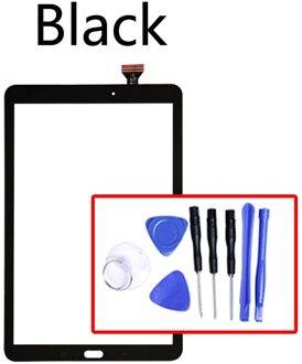 Voor Samsung Galaxy Tab E 9.6 SM-T560 SM-T561 T560 T561 Touch Screen Digitizer Panel Glas Lens Lcd Front Sensor Vervanging zwart-met tool