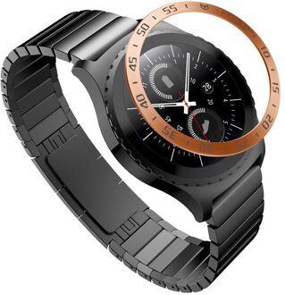 Voor Samsung Gear S2 SM-R732 Klassieke SM-R720 Sport Galaxy 42 Mm Bezel Ring Styling Case Adhesive Cover Bescherming Ringke bezel roos goud