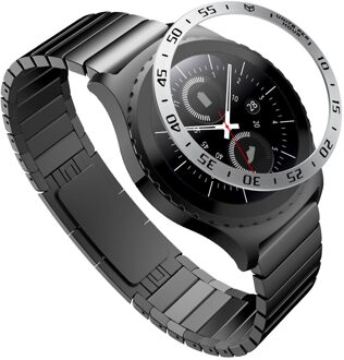 Voor Samsung Gear S2 SM-R732 Klassieke SM-R720 Sport Galaxy 42 Mm Bezel Ring Styling Case Adhesive Cover Bescherming Ringke bezel zilver