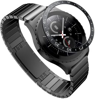 Voor Samsung Gear S2 SM-R732 Klassieke SM-R720 Sport Galaxy 42 Mm Bezel Ring Styling Case Adhesive Cover Bescherming Ringke bezel zwart