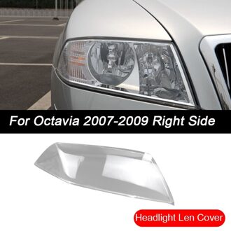 Voor Skoda Octavia 2007 Auto Voorkant Koplamp Clear Lens Cover Head Light Lamp Lampenkap Shell