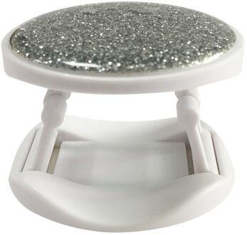 Voor Smartphone Uitbreiden Vinger Ring Houder Socket Anel 3d Marmer Leuke Movil Glitter Telefoon Stand Zwart Gouden Zilveren 6 Kleuren Sf zilver