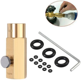 Voor Sodastream Tank Co₂ Refill Adapter TR21-4 Om CGA320 Connector Tool Kit