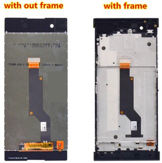 Voor Sony Xperia XA1 G3121 G3123 G3125 G3112 Lcd-scherm Met Touch Glas Digitizer Vergadering Vervanging zwart met kader