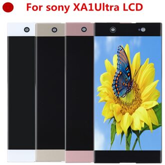 Voor Sony Xperia XA1 Ultra G3221 G3212 G3223 G3226 Lcd-scherm Met Touch Glas Digitizer Vergadering Reparatie Onderdelen roze