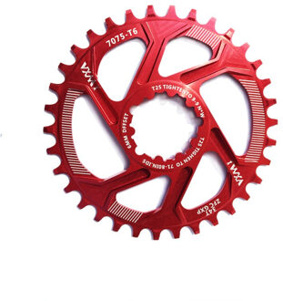 Voor Sram Gxp Fiets Crankstel Al 7075 CNC32T 34T Smalle Brede Kettingblad Chainwhee Voor Sram XX1 XO1 X1 Gx xo X9 Crankstel Mtb Onderdelen 34T rood