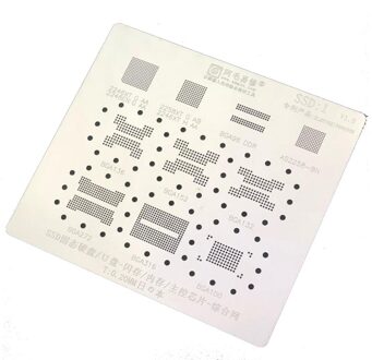 Voor SSD Solid State Drives U-Schijf Nand Flash BGA152/132/316/272 Belangrijkste Controle 2246 BGA Stencil Reball Pin Warmte Template Tin Plant