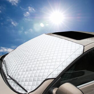 Voor SUV Auto Universal Opvouwbaar Voorruit Voorruit Zonnescherm Cover Dikke Aluminiumfolie Zon Reflecterende Shade Auto Accessoires