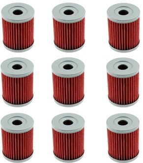 Voor Suzuki DR200 S-G, H, J, K, L, M 1986 1987 1988 1989 1990 1991 DR 200 Motorfiets Olie Filter 9 stk