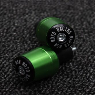 Voor Suzuki Gsf 250 600 600S 650 650S 650N 1200 1250 Bandit 650S Motorfiets Cnc 7/8 "22Mm Handvatten Handvat Bar Cap End Stekkers groen