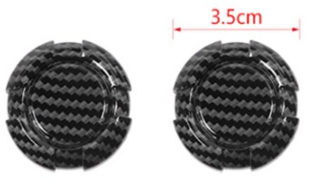 Voor Suzuki Jimny Auto Deur Sleutel Jack Socket Decoratie Cover Trim Decal Auto Exterieur Accessoires Abs Carbon fiber koolstofvezel