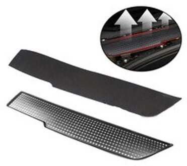 Voor Tesla Model 3 Air Flow Vent Bescherming Grille Frame + Intake Filter Spons Outlet Uitlaat Connector