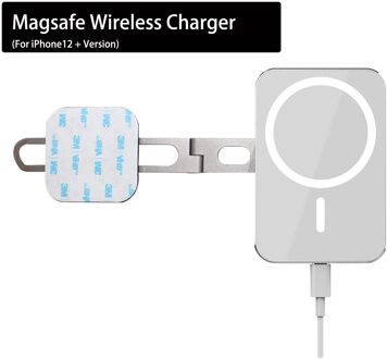 Voor Tesla Model 3/Y Magnetische Auto Gsm Houder Computer Mount Ondersteuning Mobiele Smartphone Magsafe Draadloze Oplader iPhone Magsafe Kit