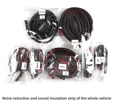 Voor Tesla Model 3 Ycar Deur Afdichting Strip Kit Geluiddichte Geluidsisolatie Weer Strip Afdichting Model3 2022 Exterieur Accessoires MY-GA37L