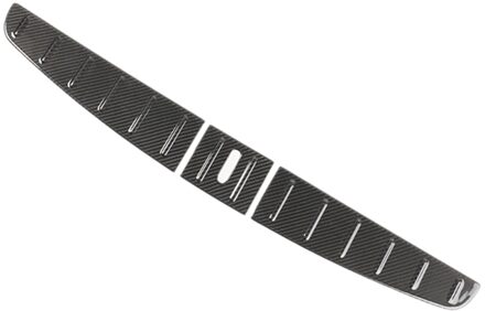 Voor Tesla Model X Rvs Kofferbak Bumper Cover Trim Achterklep Instaplijsten Plaat Protector Carbon Fiber