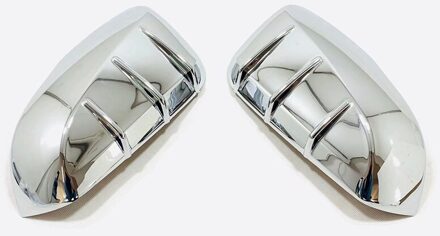 Voor Toyota Alphard Vellfire Abs Chrome/Carbon Fibre Auto Side Achteruitkijkspiegel Cover Trim Auto accessoires 2 Stuks chroom 1