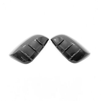 Voor Toyota Alphard Vellfire Abs Chrome/Carbon Fibre Auto Side Achteruitkijkspiegel Cover Trim Auto accessoires 2 Stuks koolstof fibre 1