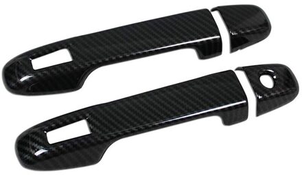 Voor Toyota C-HR Chr Front Deurklink Cover Versieringen Carbon Fiber