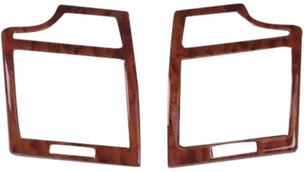 Voor Toyota Camry 2006 2 Stuks Hout Abs Auto Voorkant Airconditioning Vent Cover Trim Auto Styling accessoires
