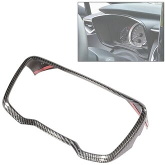 Voor Toyota Corolla Dashboard Instrument Gauge Cover Trim Fit Matte Carbon Fiber