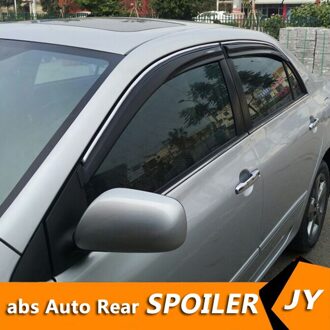 Voor TOYOTA corolla Plastic Window Visor Vent Shades Zon Regen Deflector Guard Voor corolla Auto Accessoires 4 stks/set 2007