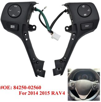 Voor Toyota Corolla RAV4 Stuurwiel Afstandsbediening Schakelaar Knop Auto Multifunctionele Audio Cruise 84250-02560