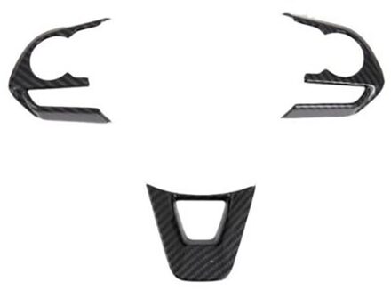 Voor Toyota Cross Auto Koolstofvezel Stijl Stuurwiel Knop Cover Trim Decoratieve Frame Sticker Accessoires