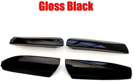Voor Toyota Highlander Xu40 - Zilver/Zwart/Grijs 4 Kleuren Imperiaal Rail End Cover Vervangen 4Pcs Golss zwart