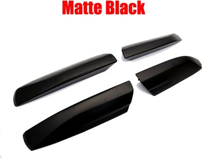 Voor Toyota Highlander Xu40 - Zilver/Zwart/Grijs 4 Kleuren Imperiaal Rail End Cover Vervangen 4Pcs matte zwart