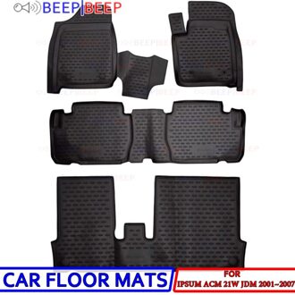 Voor Toyota Ipsum Acm 21W Jdm, 2001 ~ 2007 Auto Floot Matten Tapijten Auto Floor Stofdicht Skidproof Auto Styling Interieur Decoratie