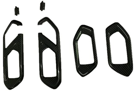 Voor Toyota Raize Auto Koolstofvezel Inner Deurgreep Bowl Cover Trim Deur Decoratie Frame Sticker Accessoires