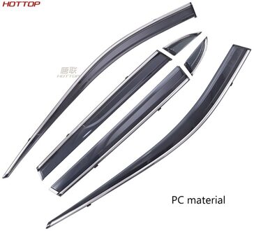 Voor Toyota RAV4 5th Venster Deflectors Regen Blok Board Omgebouwd Voertuig Venster Side Window Deflector Decoratie PC met helder Bar