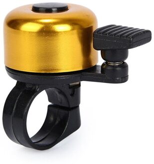 Voor Veiligheid Fietsen Fietsstuur Metalen Ring Zwart Bike Bell Horn Sound Alarm Ring Zwart Bike Bell Horn Sound Alarm # L4 goud