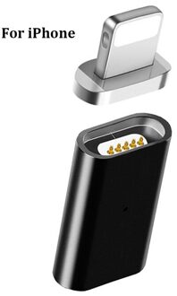 Voor Verlichting tot 3.5mm Magnetische Adapter USB Micro Vrouwelijke naar Type C Micro Male Connector Data Converter Android Telefoon adapter For iphone