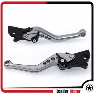 Voor Vespa S 50 LX 125ie LX 50 Touring GTS 250ie Sprint 125 Primavera 125/150 Primavera 50 Scooter Korte Links rechts Remgrepen Grijs