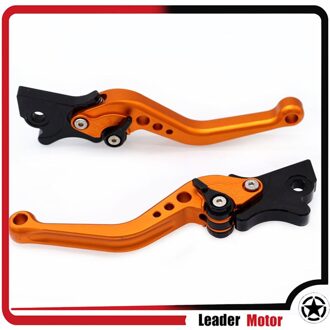 Voor Vespa S 50 LX 125ie LX 50 Touring GTS 250ie Sprint 125 Primavera 125/150 Primavera 50 Scooter Korte Links rechts Remgrepen Oranje