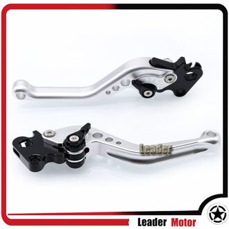 Voor Vespa S 50 LX 125ie LX 50 Touring GTS 250ie Sprint 125 Primavera 125/150 Primavera 50 Scooter Korte Links rechts Remgrepen Zilver