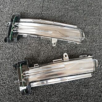 Voor Volvo XC60 Links & Rechts Wing Mirror Indicator Richtingaanwijzer Lamp Lens 31371878 31371879 Auto rechtsaf