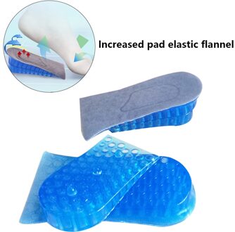 Voor Vrouwen En Mannen Extra Hoge Accessoires Zachte Honingraat Ademhaling Gel Hak Liften Hoogte Toename Inlegzolen Shoe Inserts Pads Raise